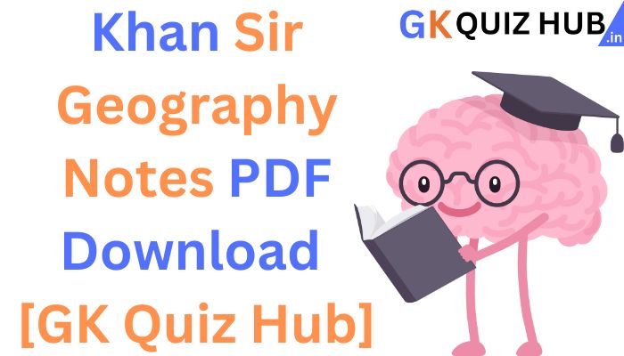 Khan Sir Geography Foundation Notes pdf